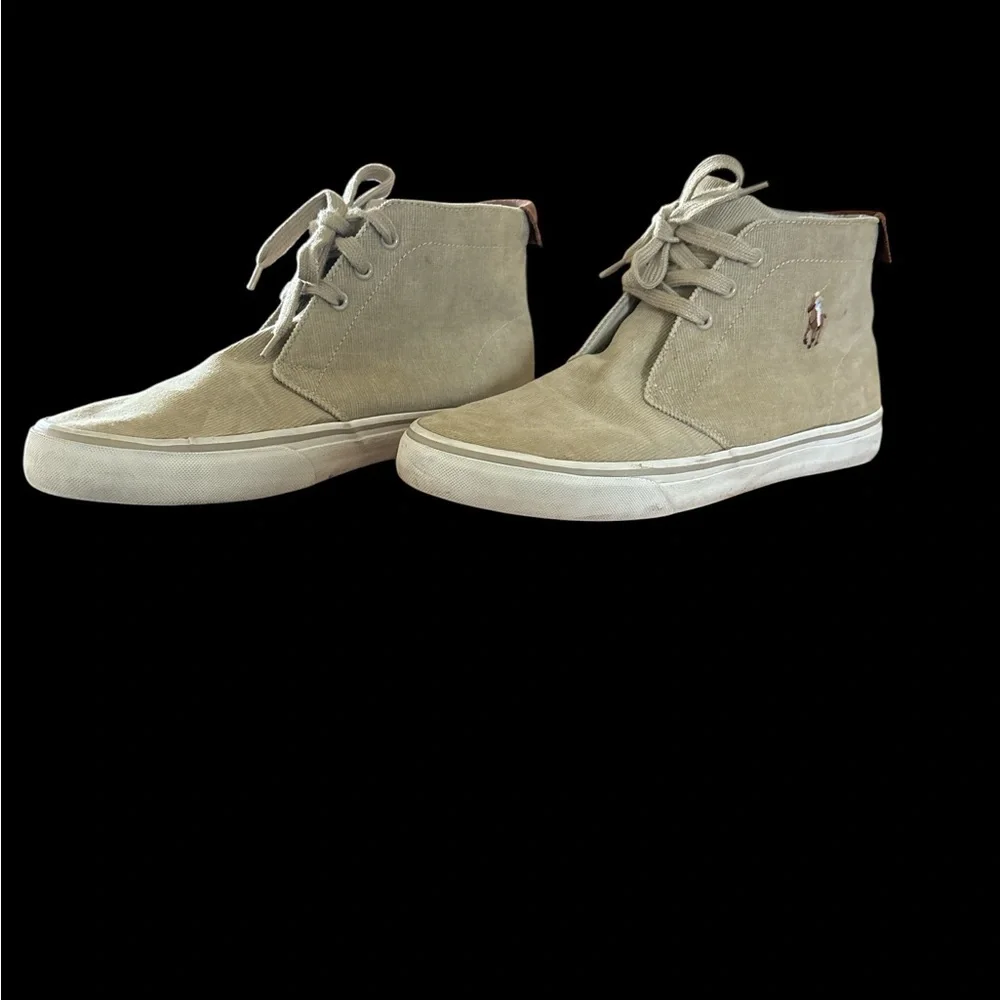 🍀🍂Polo by Ralph Lauren Beige Chukka Boots